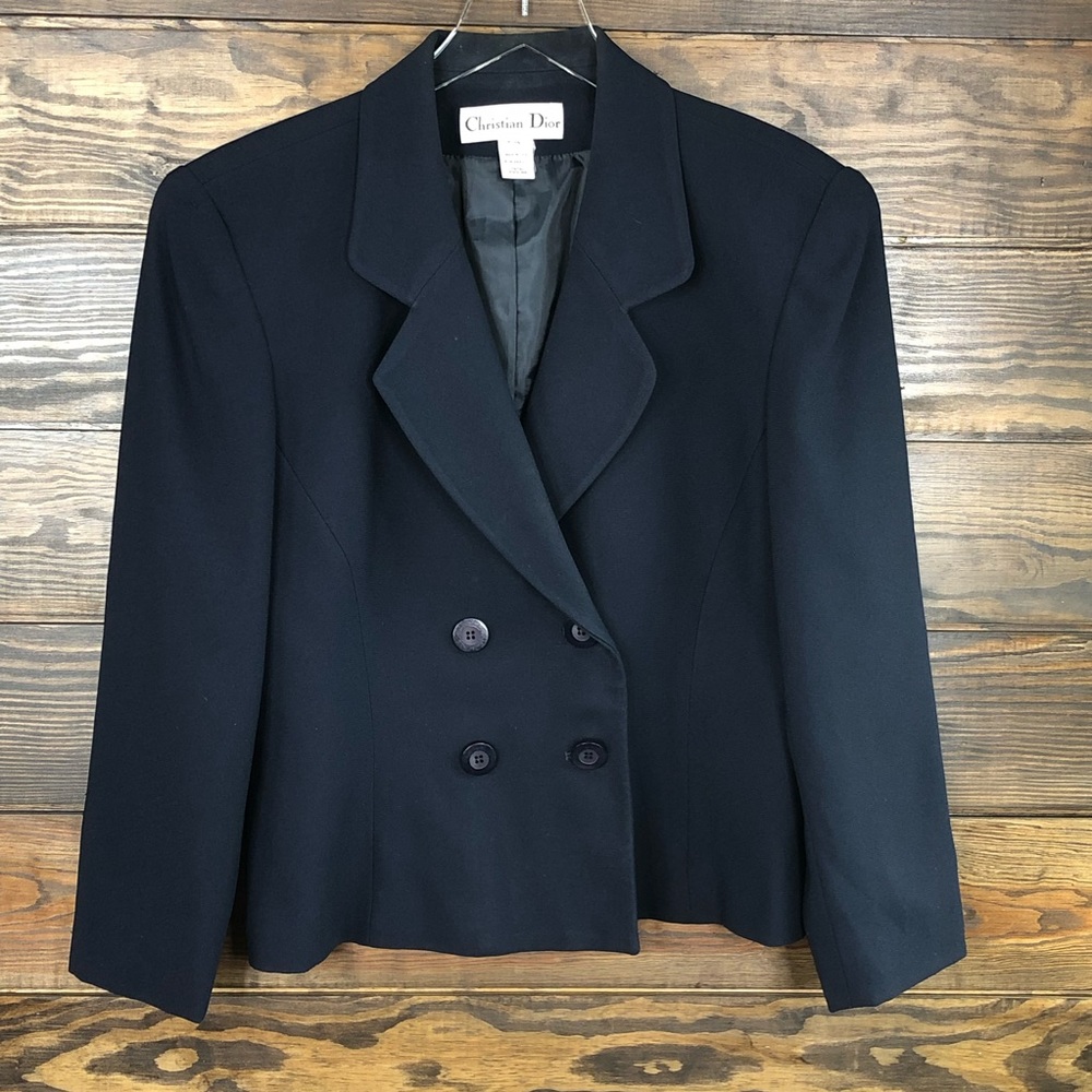 ❤️SOLD❤️ Christian Dior Vintage Blazer Jacket Size 10 - Picture 3 of 6
